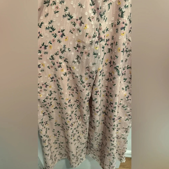 Tularosa xRevolve Darla Jumpsuit pink floral cutout flutter romantic holidays XS - Picture 4 of 8
